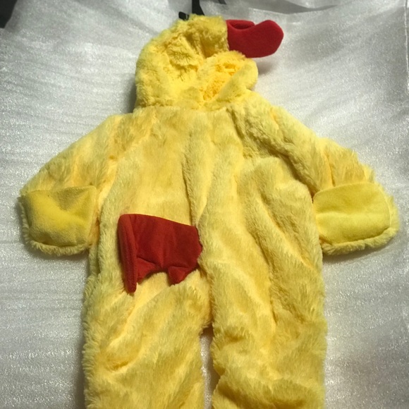 Baby Plush Chicken Jumpsuit Costume 0-24 Months - Picture 4 of 8